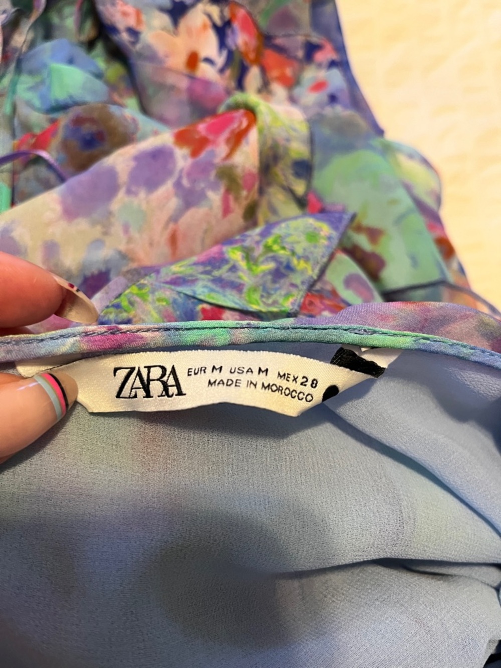 Zara Maxi Ruffle Dress - Picture 2 of 5
